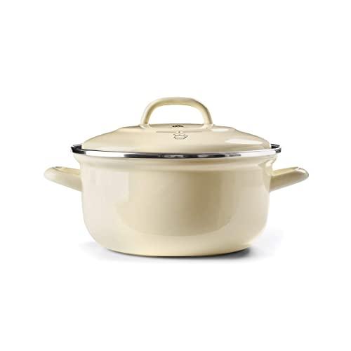 BK Cookware Dutch Oven 2.5QT, Cream