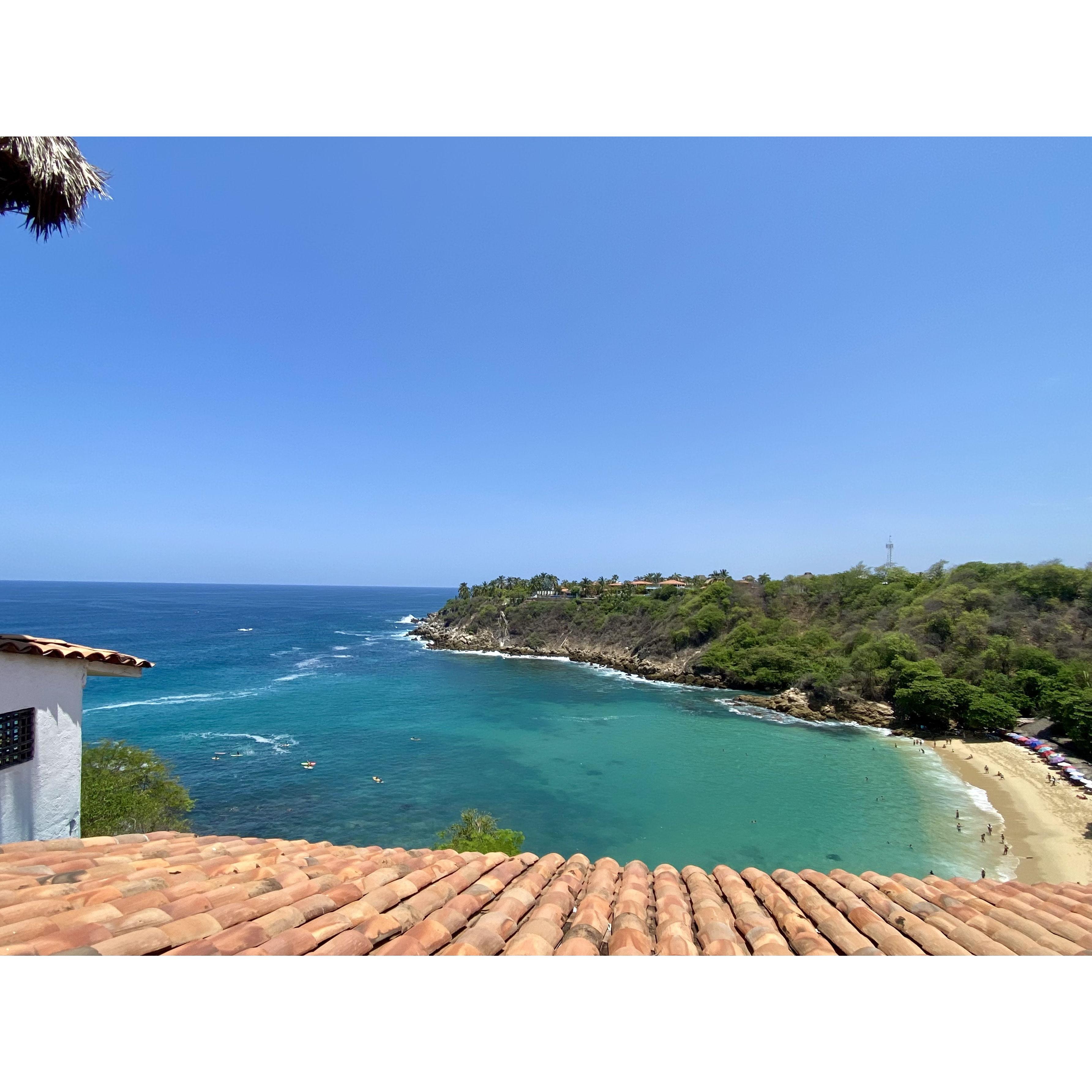 Playa Carizalillo as seen from Villas Carizalillo