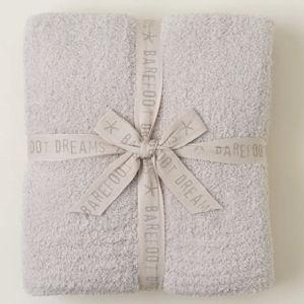 CozyChic® Throw Blanket in "Stone" | Barefoot Dreams®