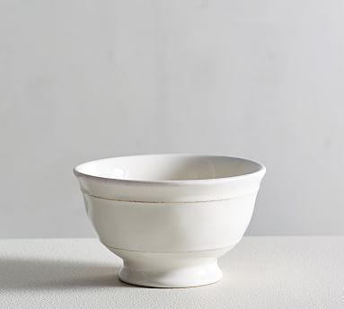 Cambria Handcrafted Stoneware Small Footed Serving Bowl - stone