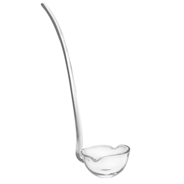 Barski Glass Punch Ladle, 14"