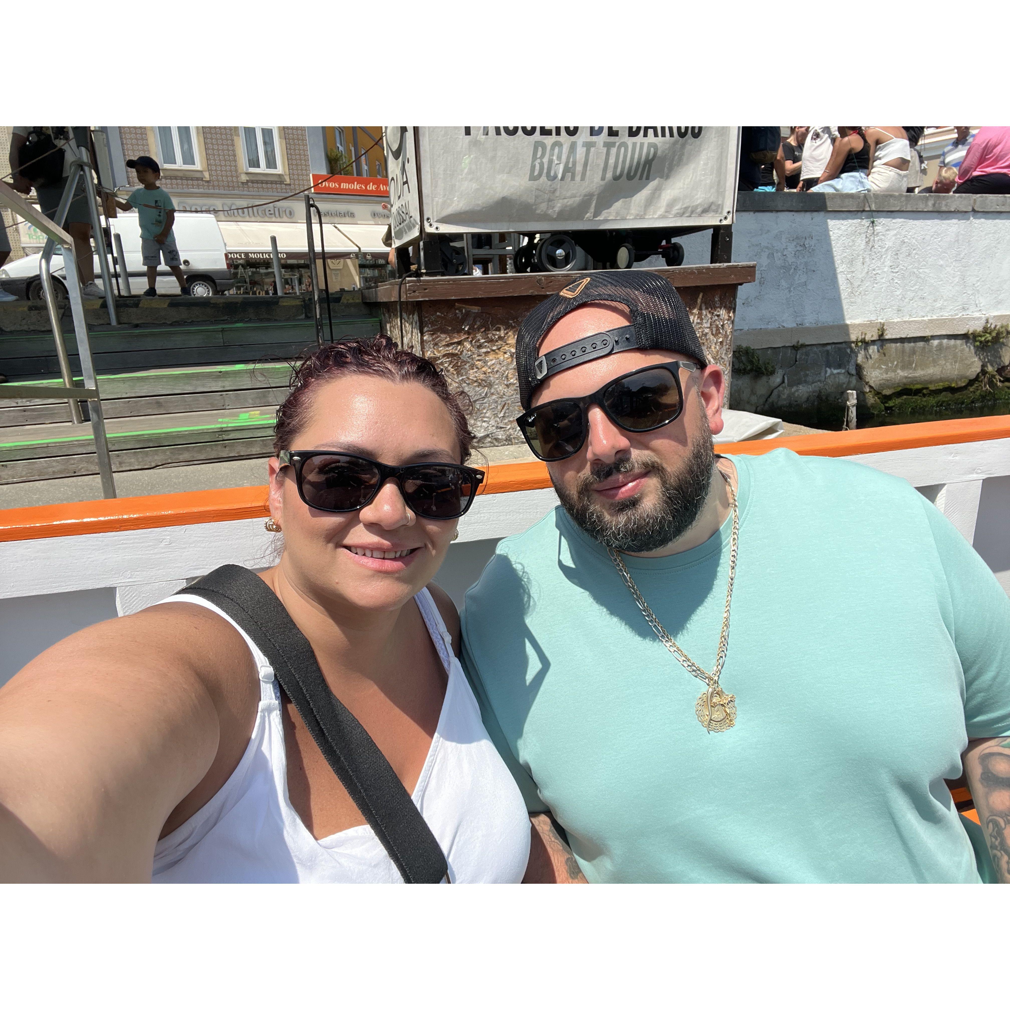 Nico's 1st Aveiro boat tour. Summer 2025