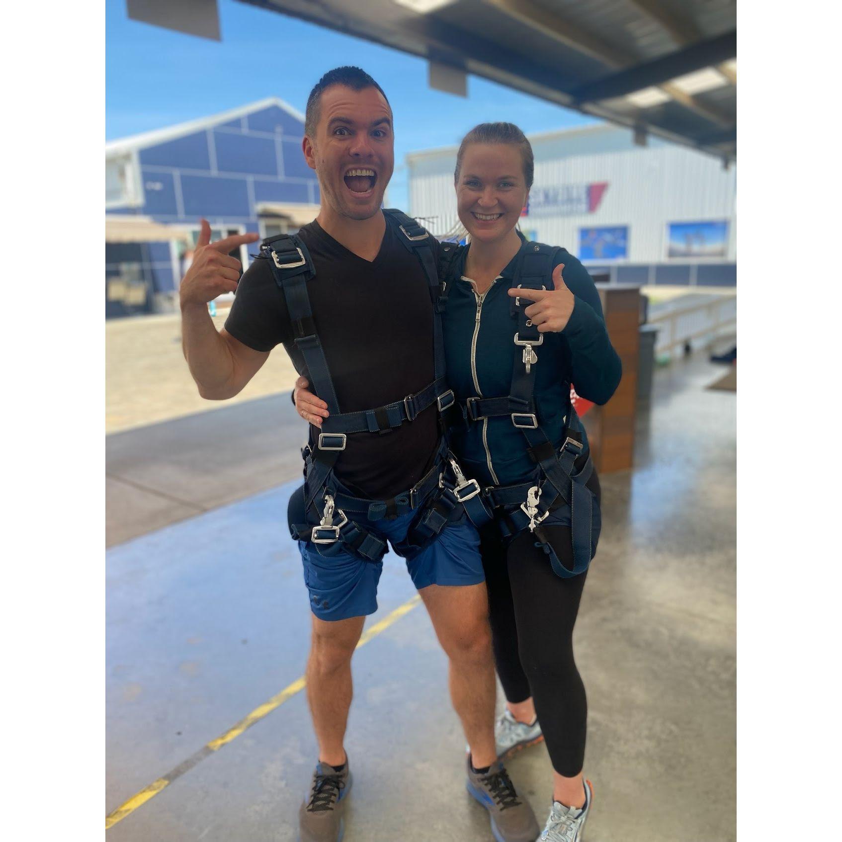 Second time skydiving! August 2023