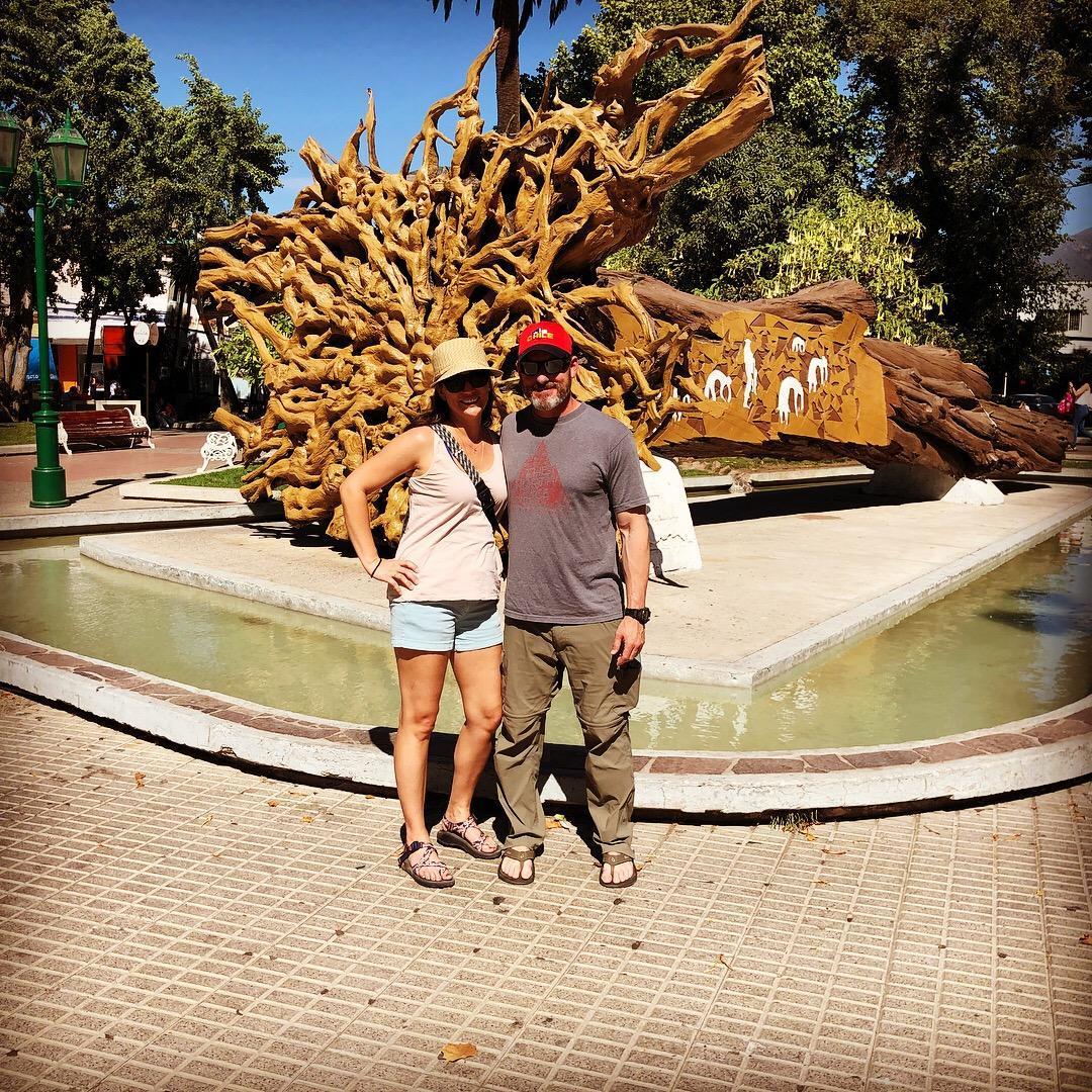 Our trip to Chile, in Quillota, the Bride's Father's hometown.