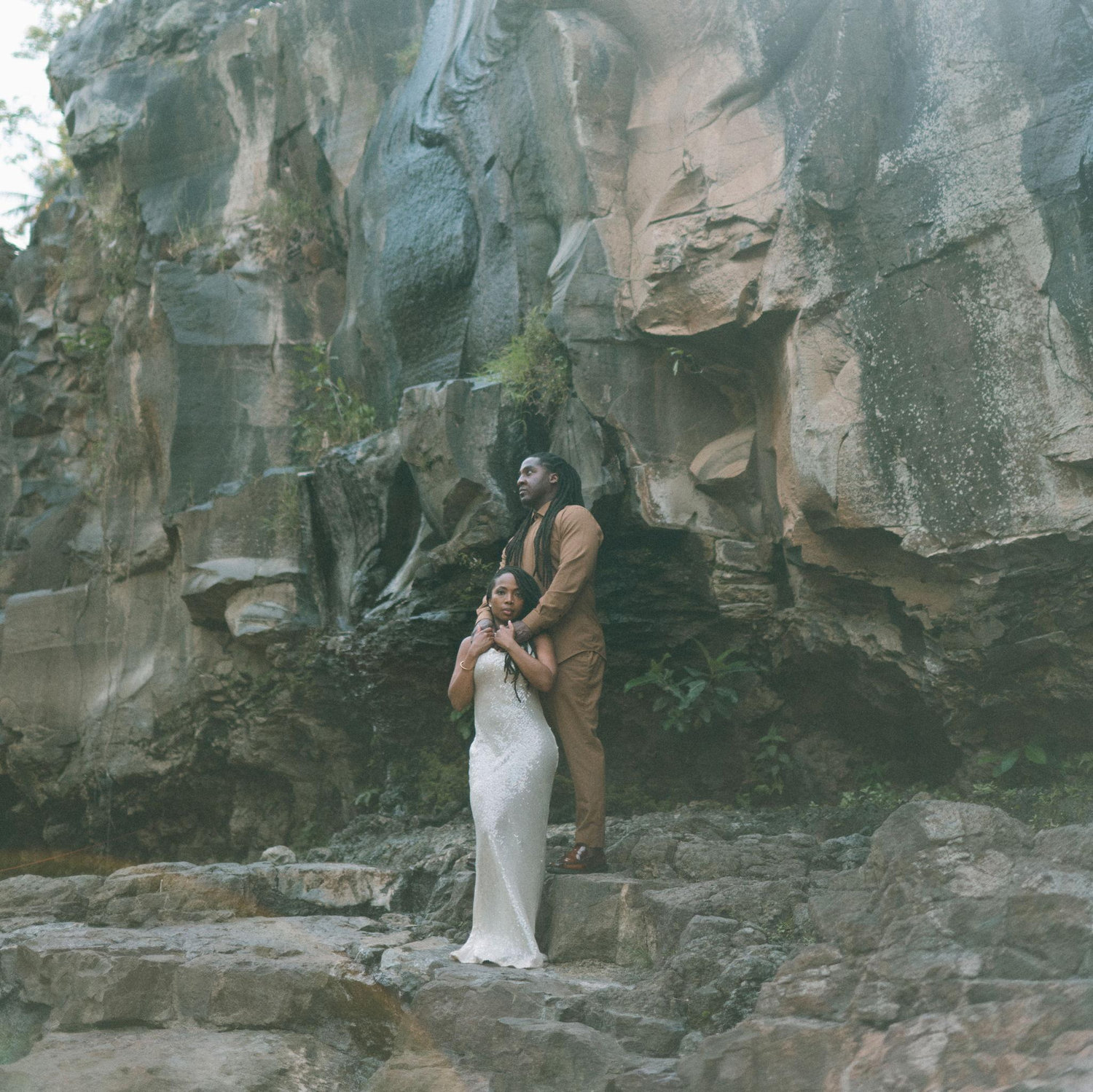 For this shot we had to hike up the cliffside. Slippery rocks, jagged pillars, zero safety nets...
And the result was incredible. My absolute favorite photo!! So worth it