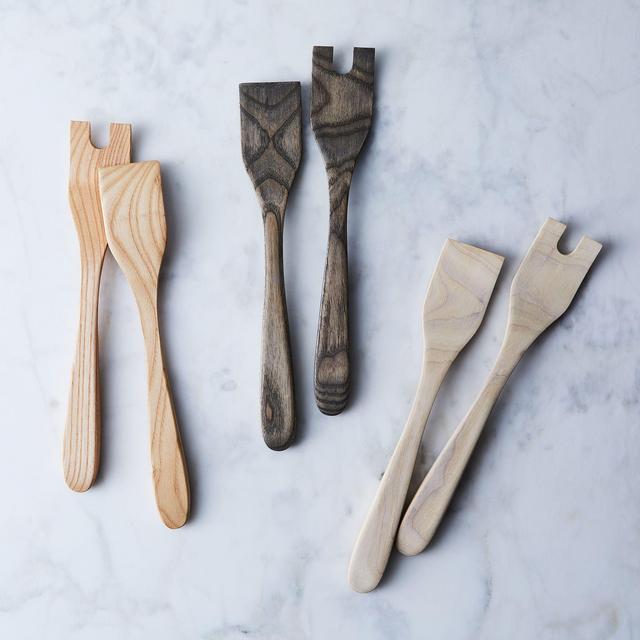 Handcrafted Wood Serving Set (in Farmhouse Pottery Natural)