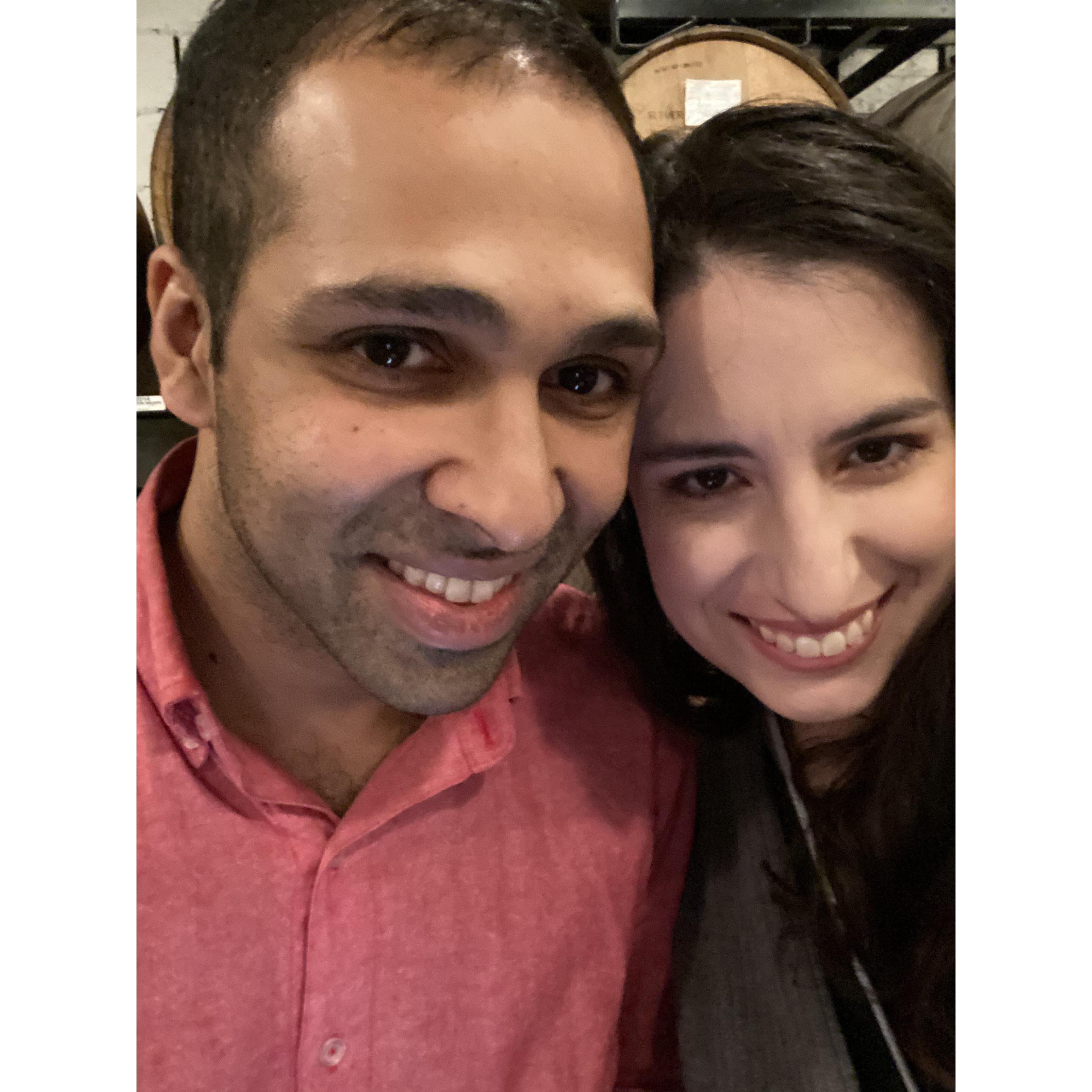 Our first picture as a couple :)