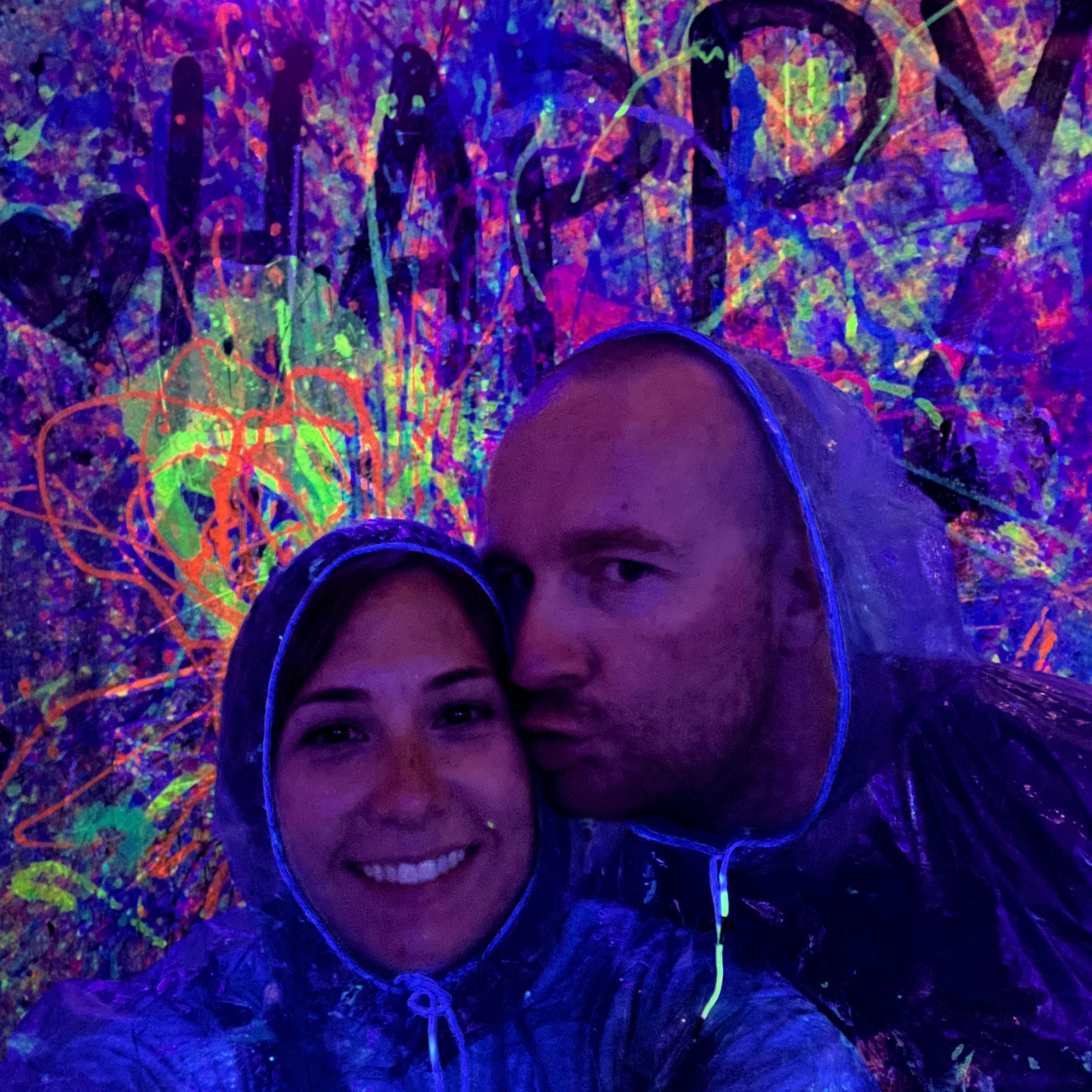 A little paint & glow fun!