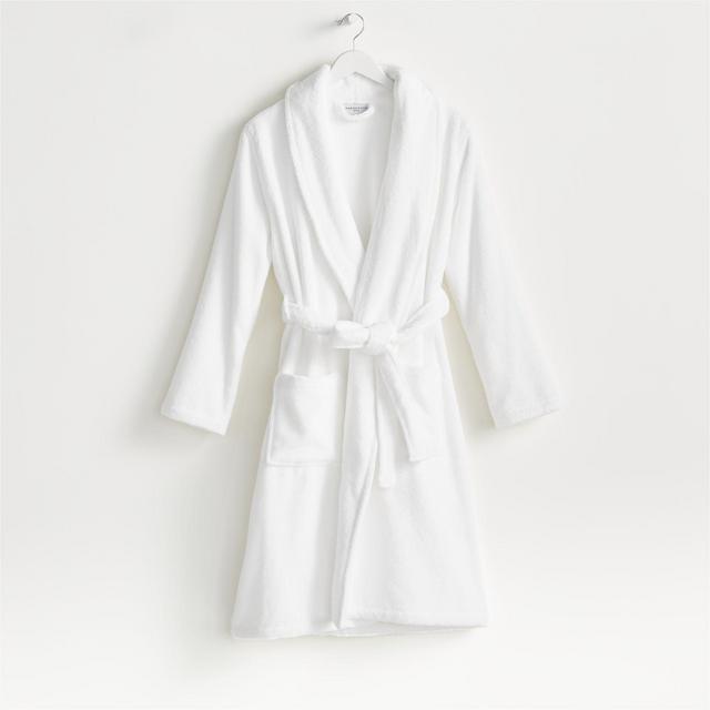 White Large Classic Bathrobe