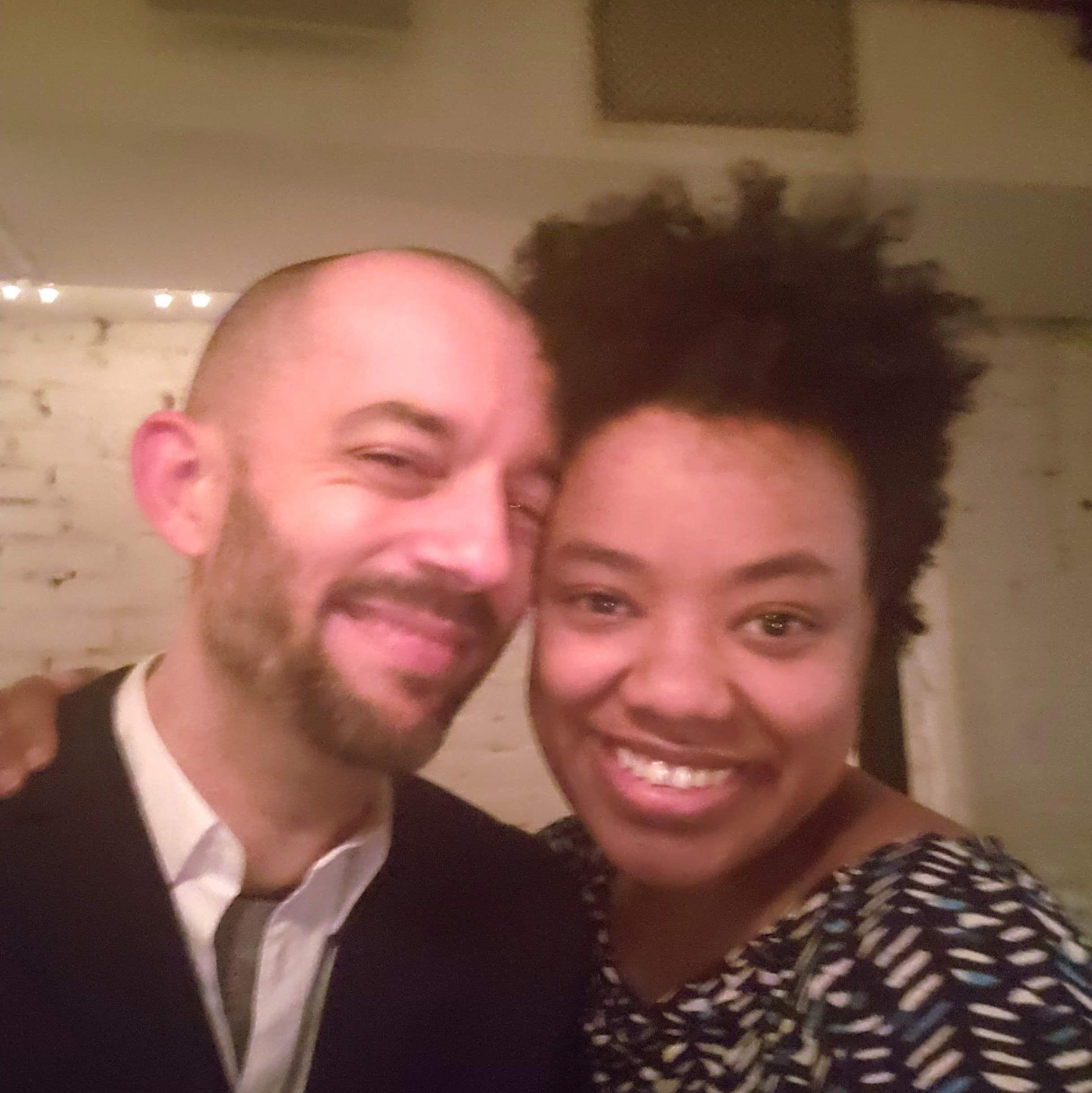 We said "I love you" right before this photo.