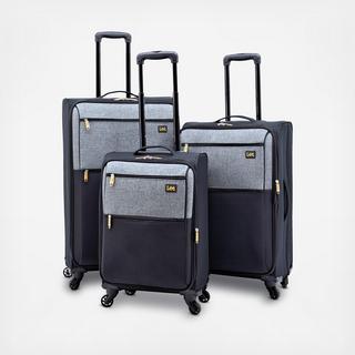 Lee 3-Piece Softside Vertical Rolling Luggage Set