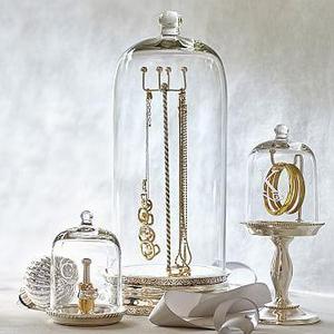 Glass Cloche Jewelry Storage