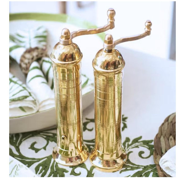 The Original European Mill (Brass, 9-Inch Salt)