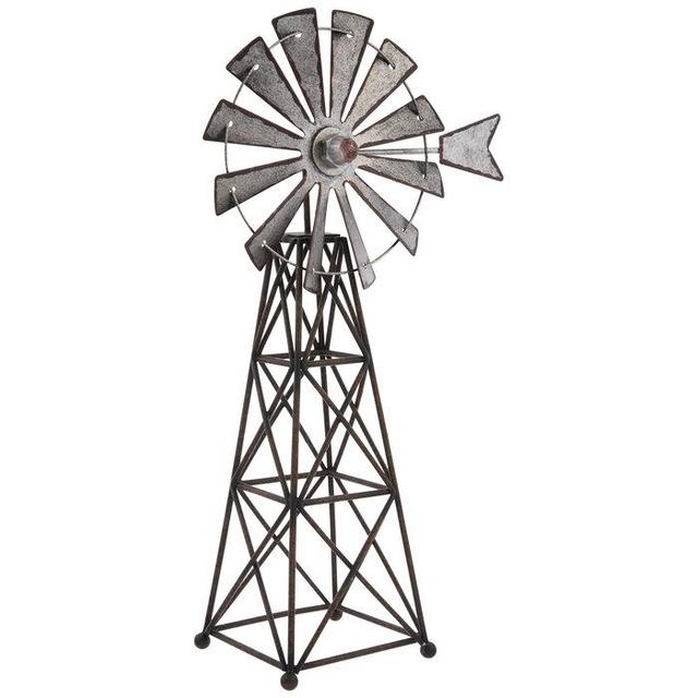 Rustic Metal Windmill