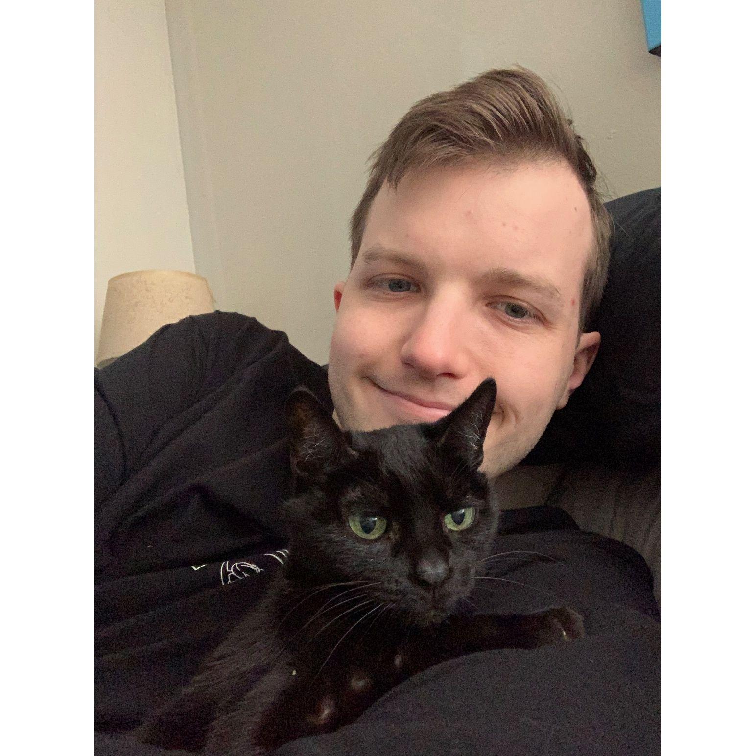 Cat & Dad