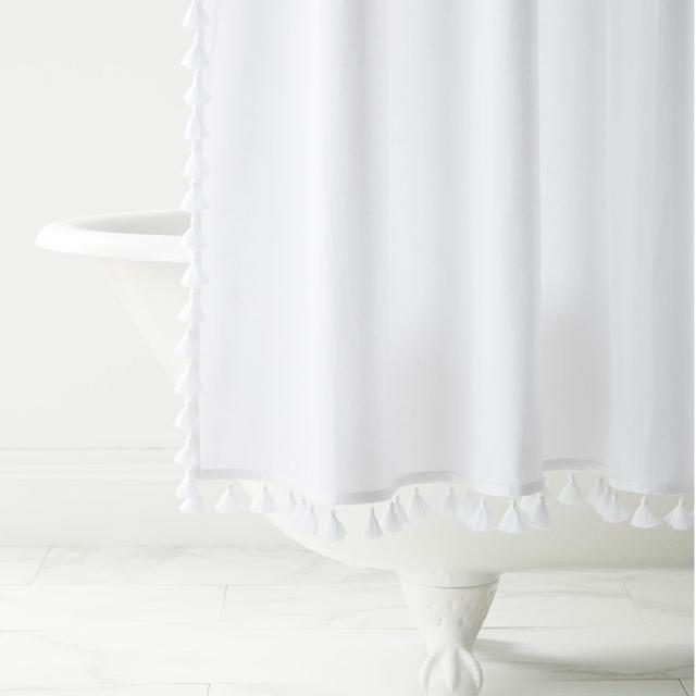 French Tassel Shower Curtain