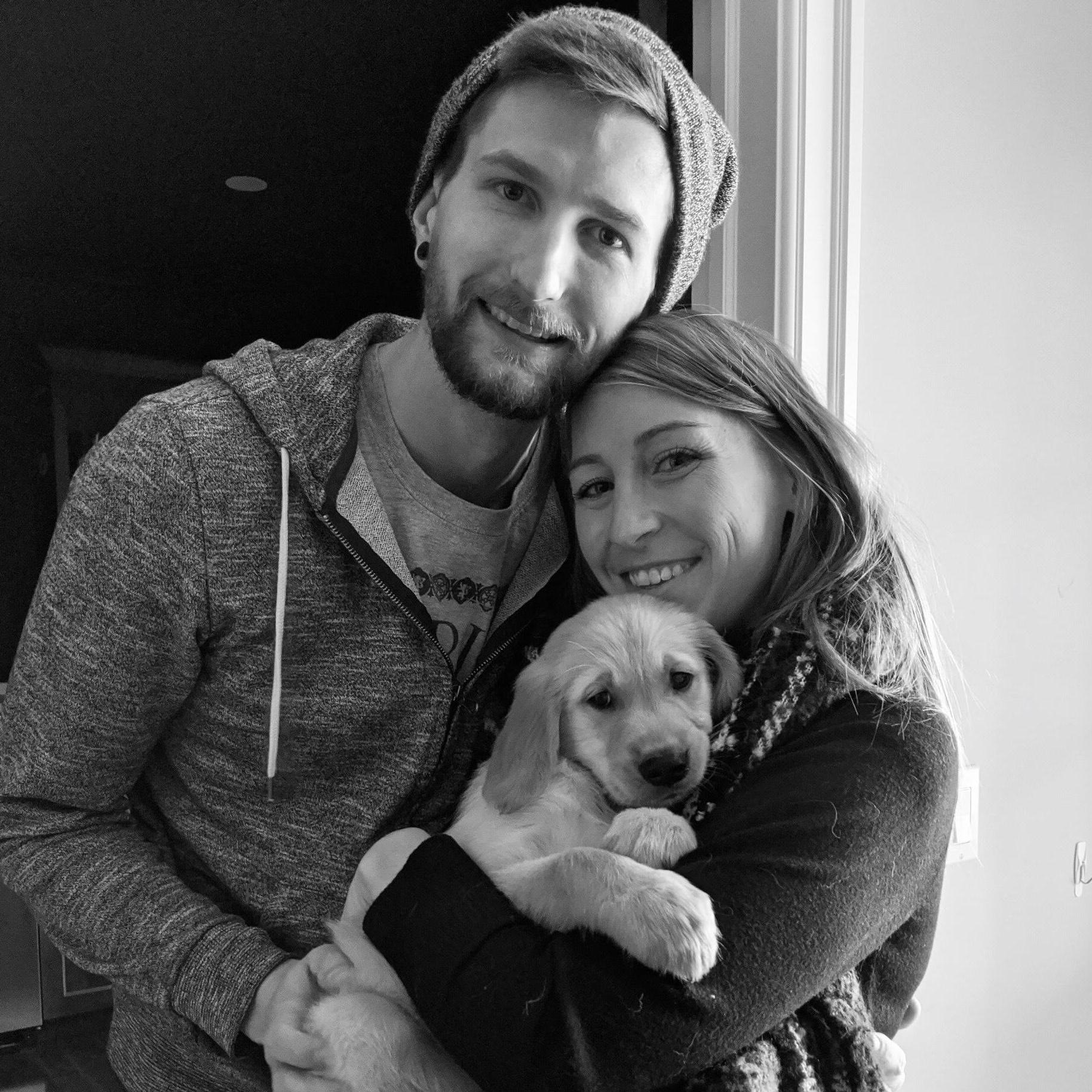 The day we brought Tuck home to be part of our family #YouMeAndTheDog #InTotalTuckingLove