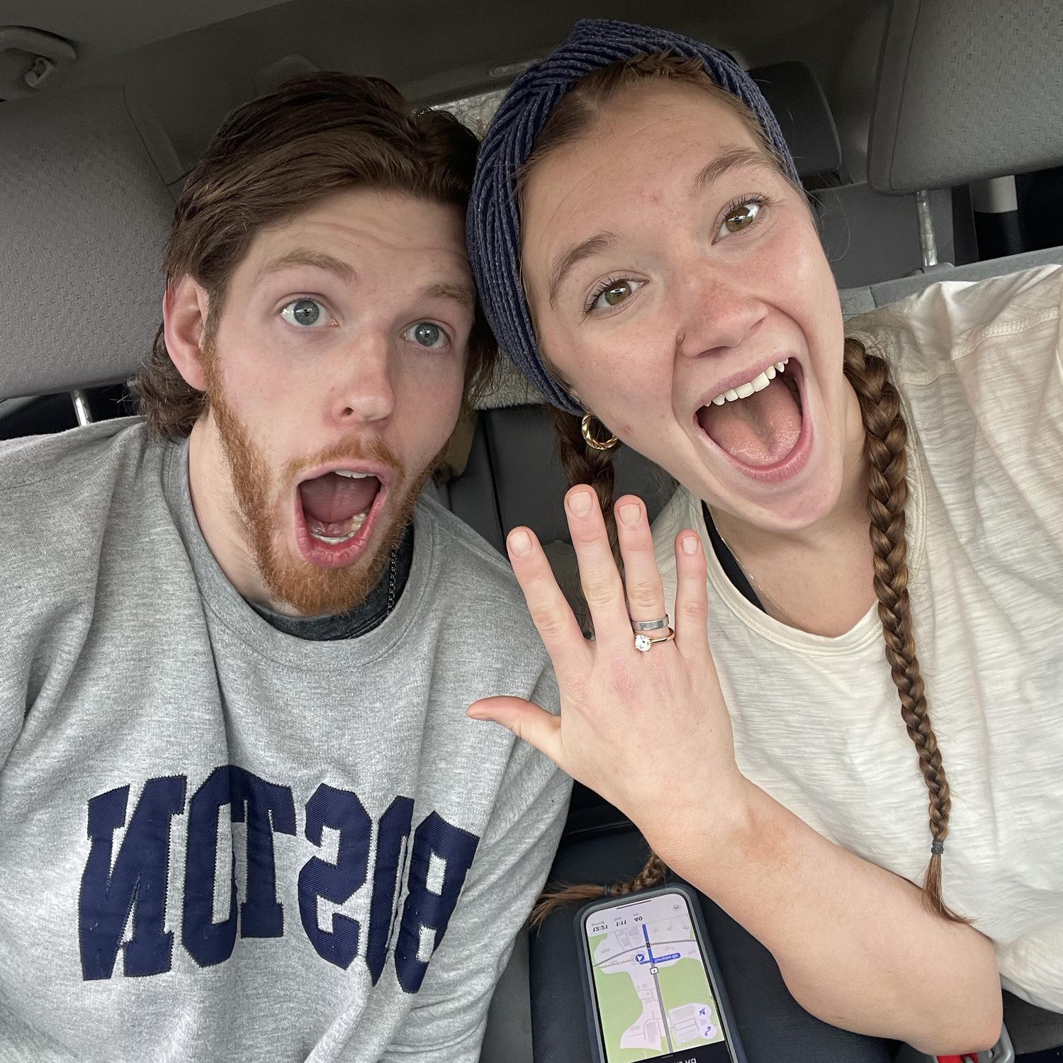 Surprise engagement on St Patty’s Day, March 17th, 2025