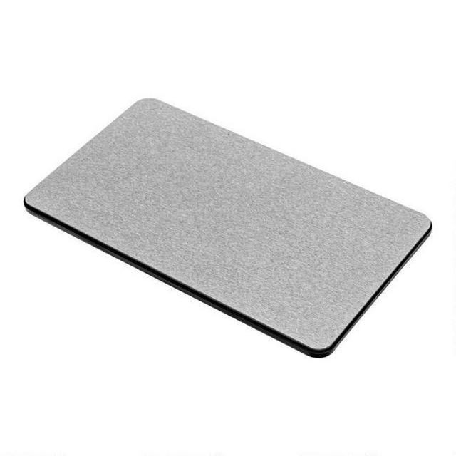 Madesmart® Carbon Black Drying Stone Dish Mat