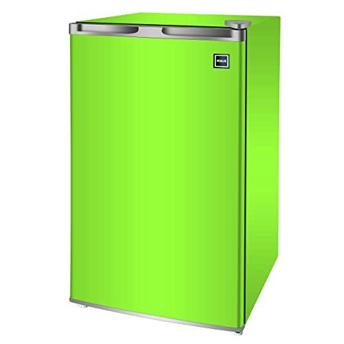 RCA RFR321-FR320/8 IGLOO Mini Refrigerator, 3.2 Cu Ft Fridge, Lime