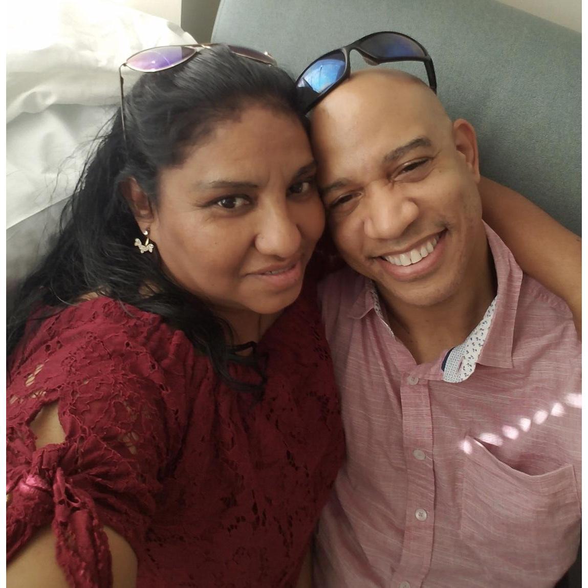 Jorge beautiful mom and her fiancé