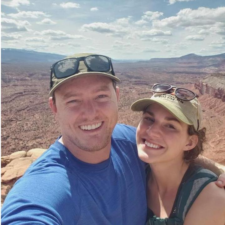 The top of the Navajo Knobs hike in Capitol Reef National Park. Elevation: 6,980 ft.