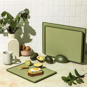 SMIRLY Plastic Cutting Board Set With Holder, Dishwasher Safe Plastic Cutting Boards Set for Kitchen, Cutting Boards for Kitchen - Plastic Chopping Board Set
