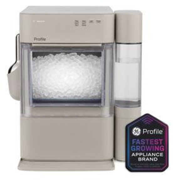 GE Profile™ Opal™ 2.0 Ultra Nugget Ice Maker- Sandstone- with Side Tank and Scale Inhibiting Filter|^|XPIO13SWSO