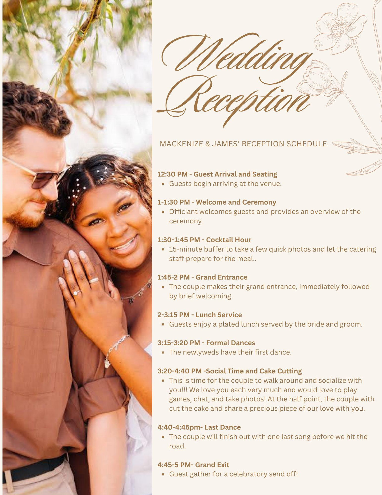 The Wedding Website of MacKenize Andrade and James Miller