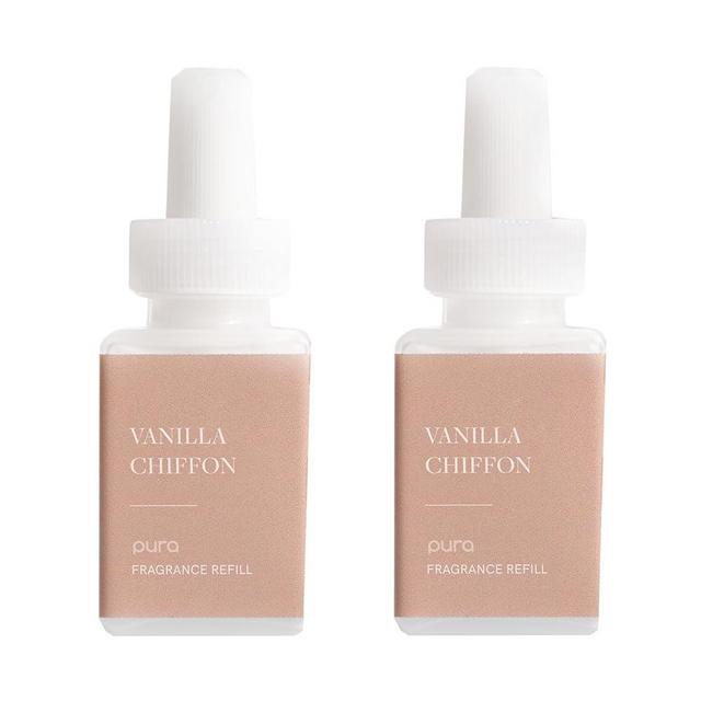 Pura - Fragrance for Smart Home Air Diffusers - Room Freshener - Aromatherapy Scents for Bedrooms & Living Rooms - Odor Eliminator - 2 Pack - Vanilla Chiffon