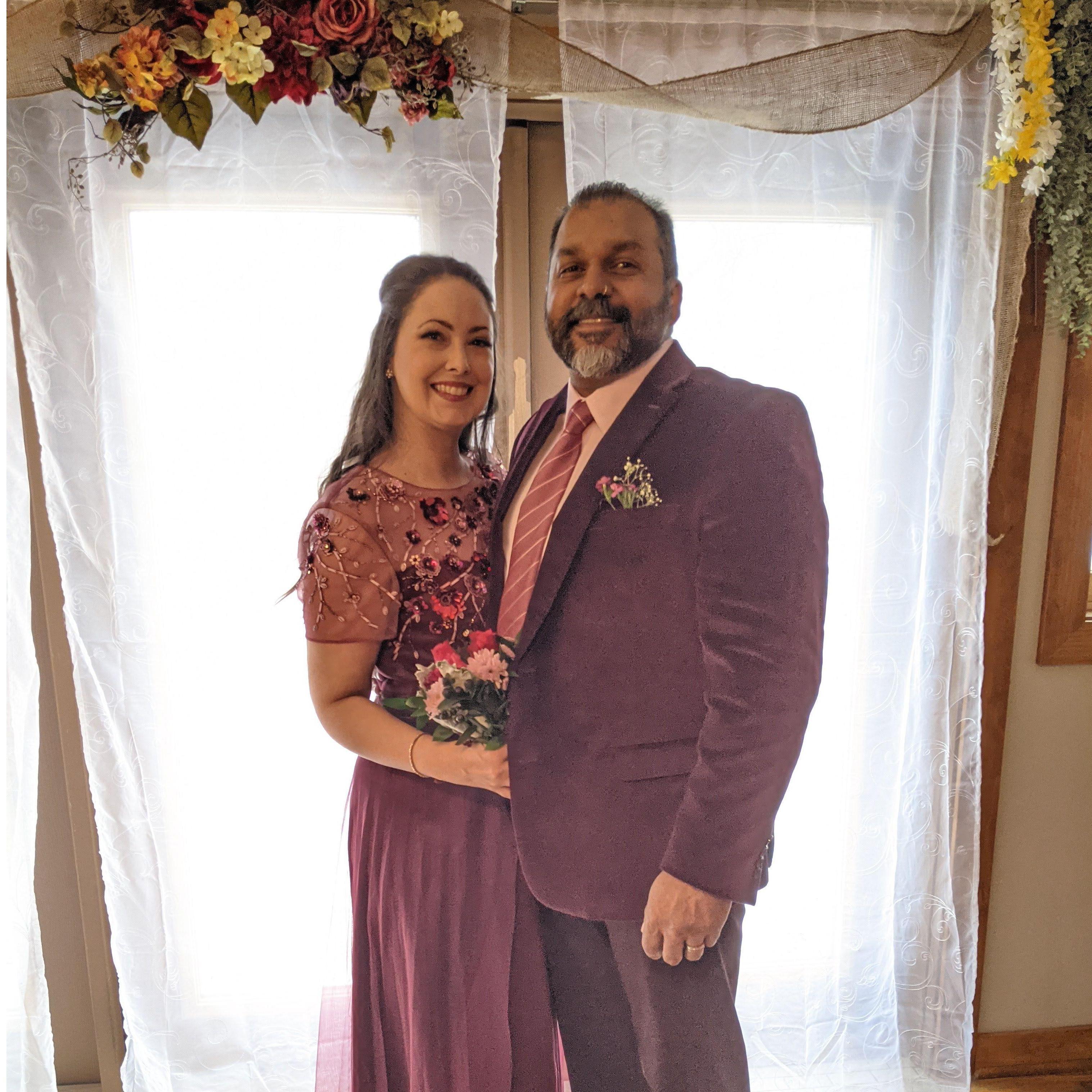 When we got married for the first time-2/12/2021.