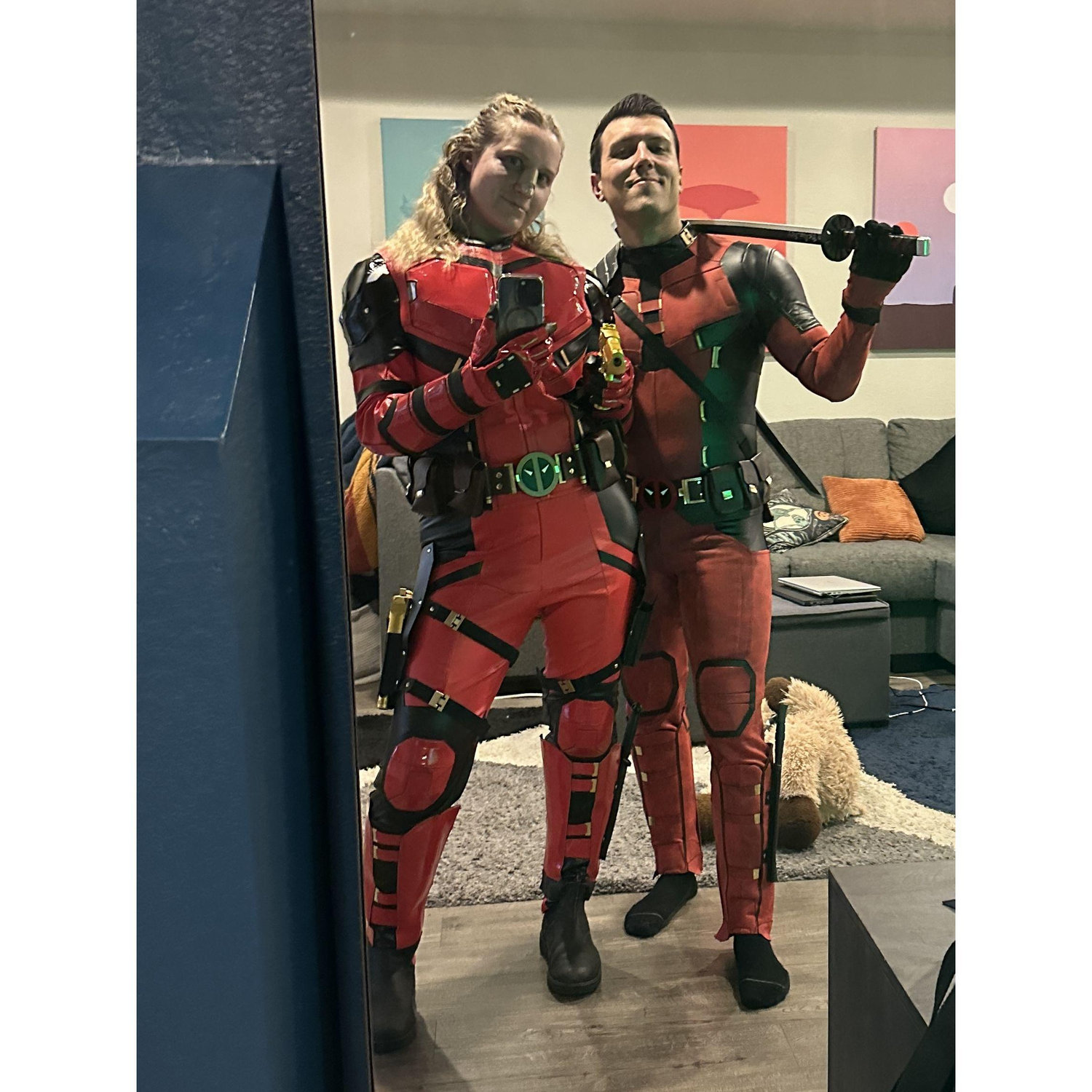 Nicepool and Deadpool, at your service.