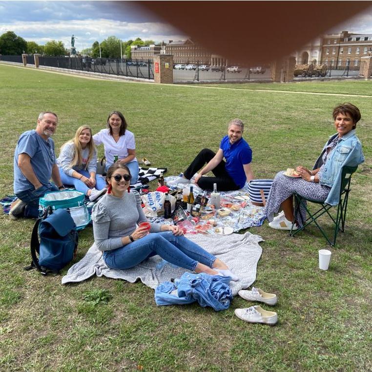 Lockdown picnic with the fam
