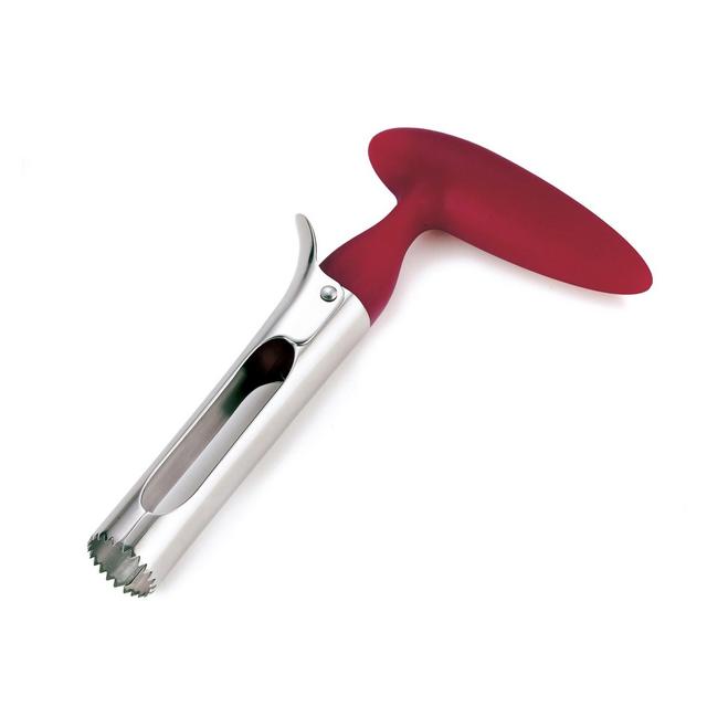 Cuisipro Easy Release Apple Corer, Stainless Steel, Red