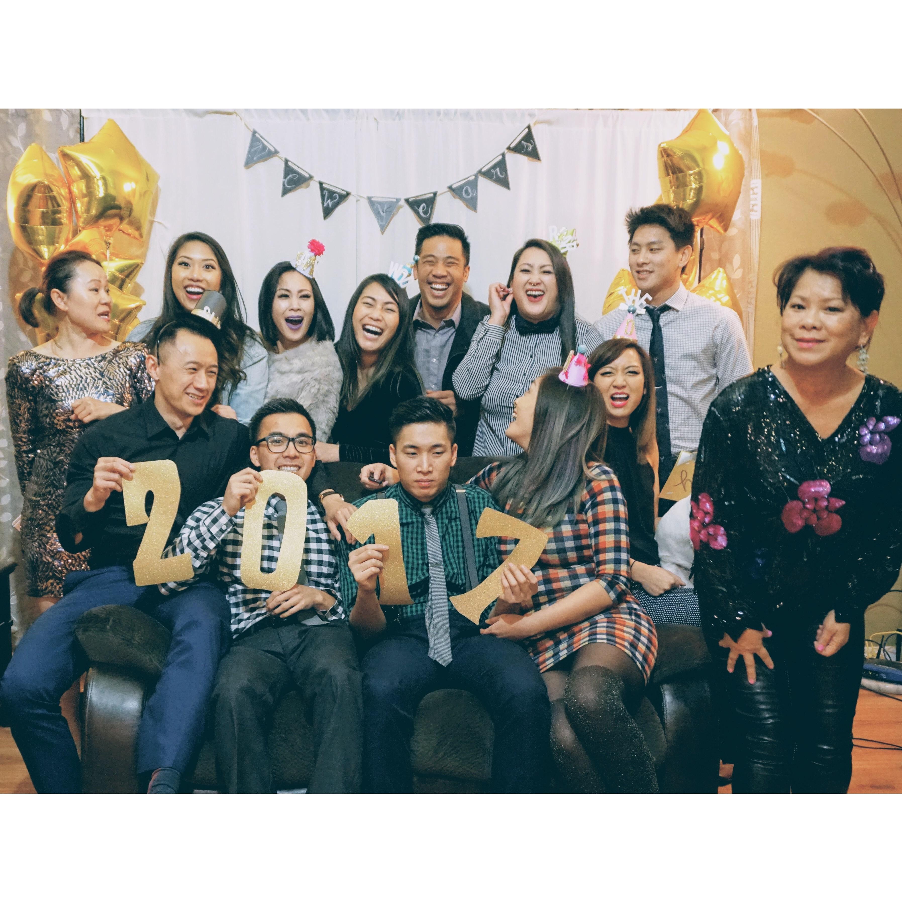 2016- New Years Eve, the best of times with family and friends.
