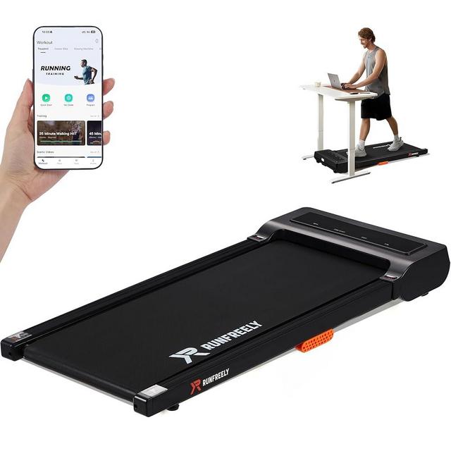 RUNFREELY Walking Pad Under Desk Treadmill, Remote Control Walking Desk Walking Pad for Home and Office, 2 in 1 Portable Walking Pad