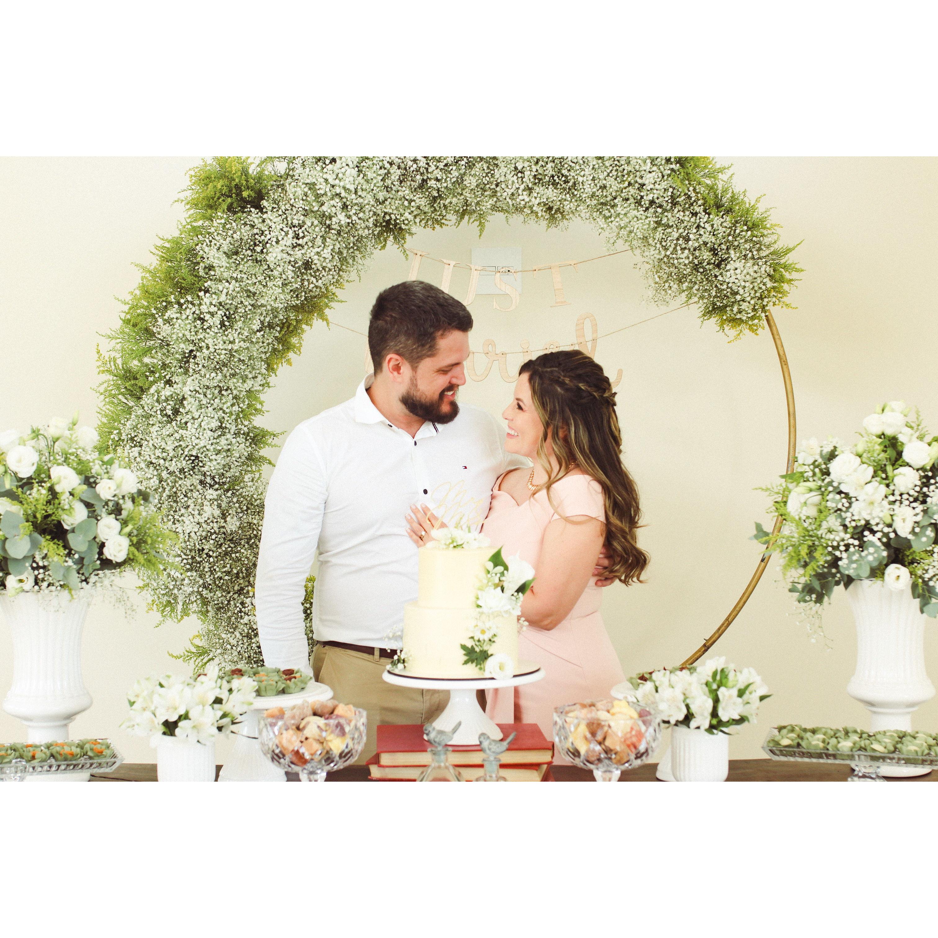 Our civil wedding in Brazil!