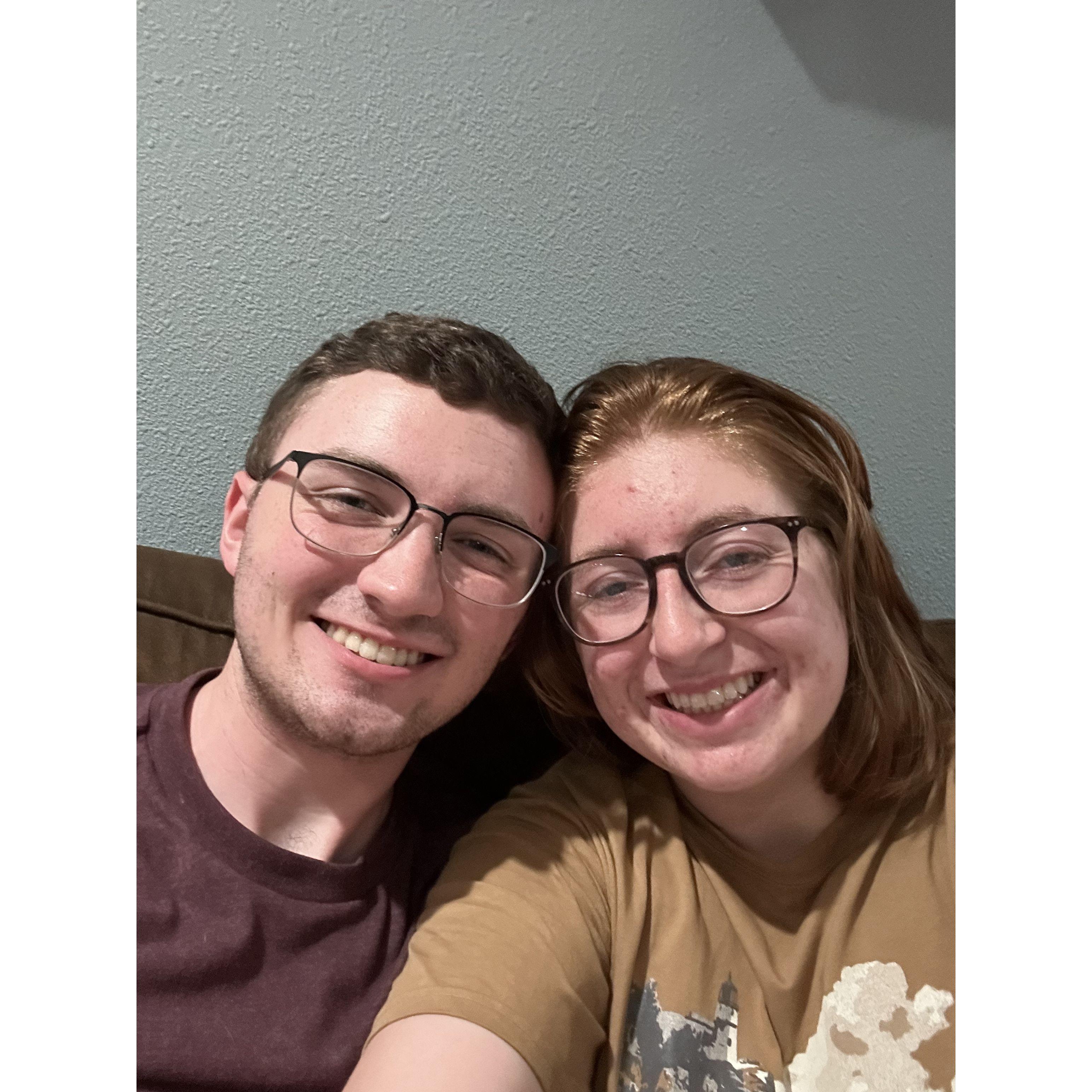 Day before we went back to college