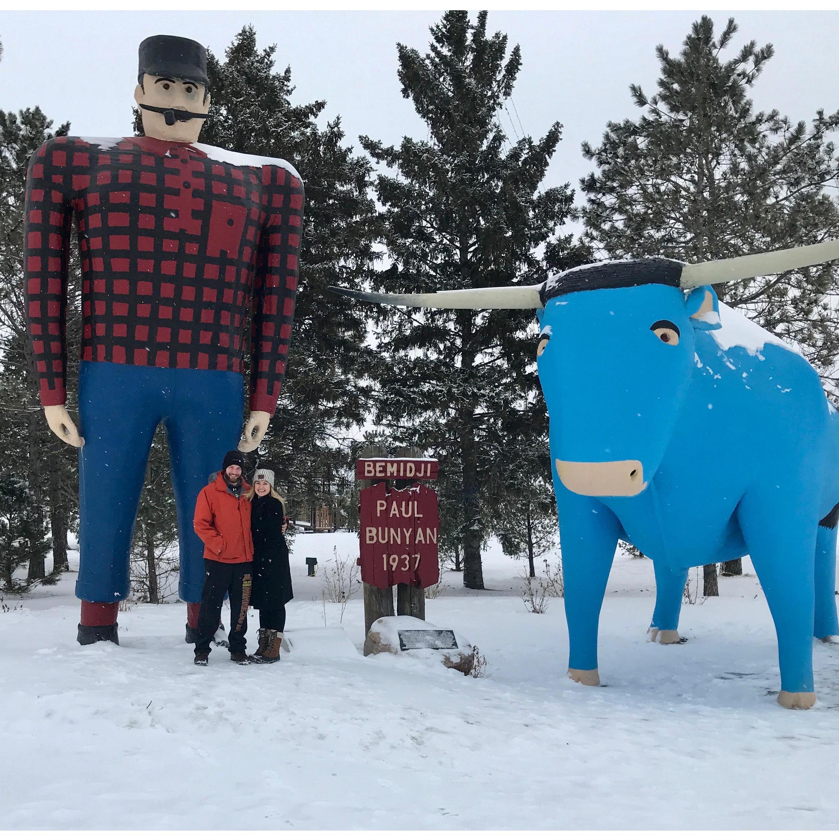 Trip up to Bemidji to visit Kev's brother Mike & his fiancé, Jes, when they lived there