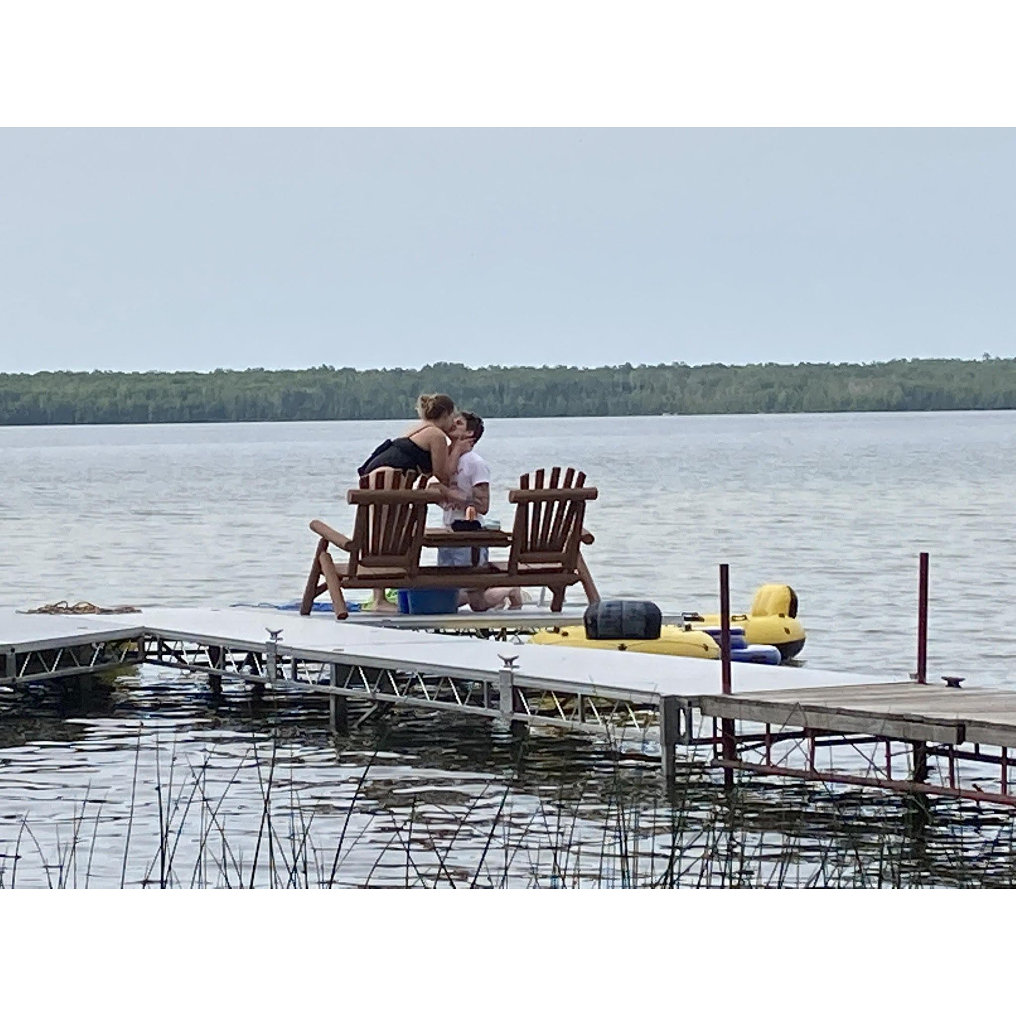 Our actual "day of" engagement photo! Isaac truly did an amazing job at catching Mackenzie off guard this day.