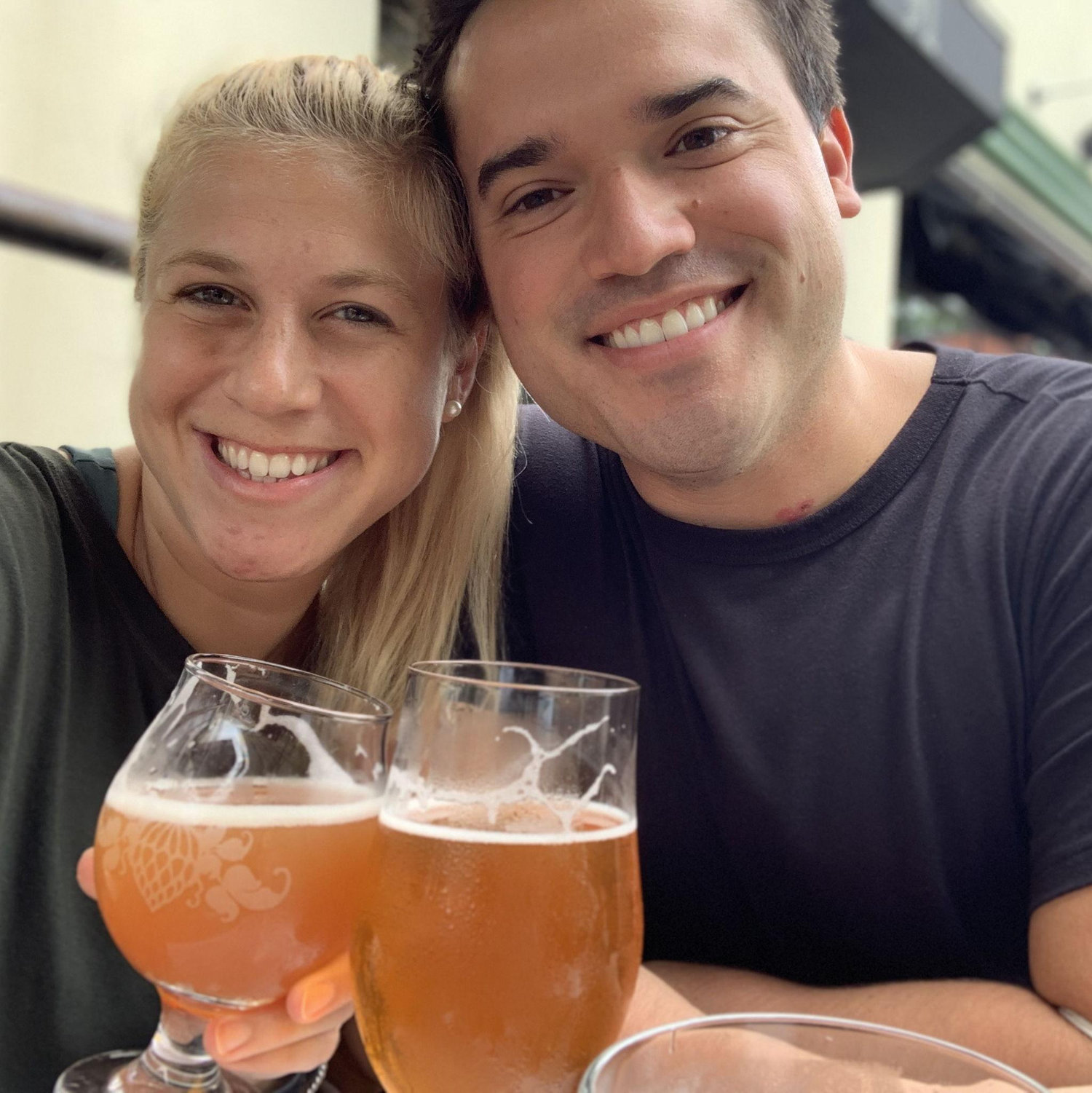 Brewery hopping in Asheville, NC - August 2020