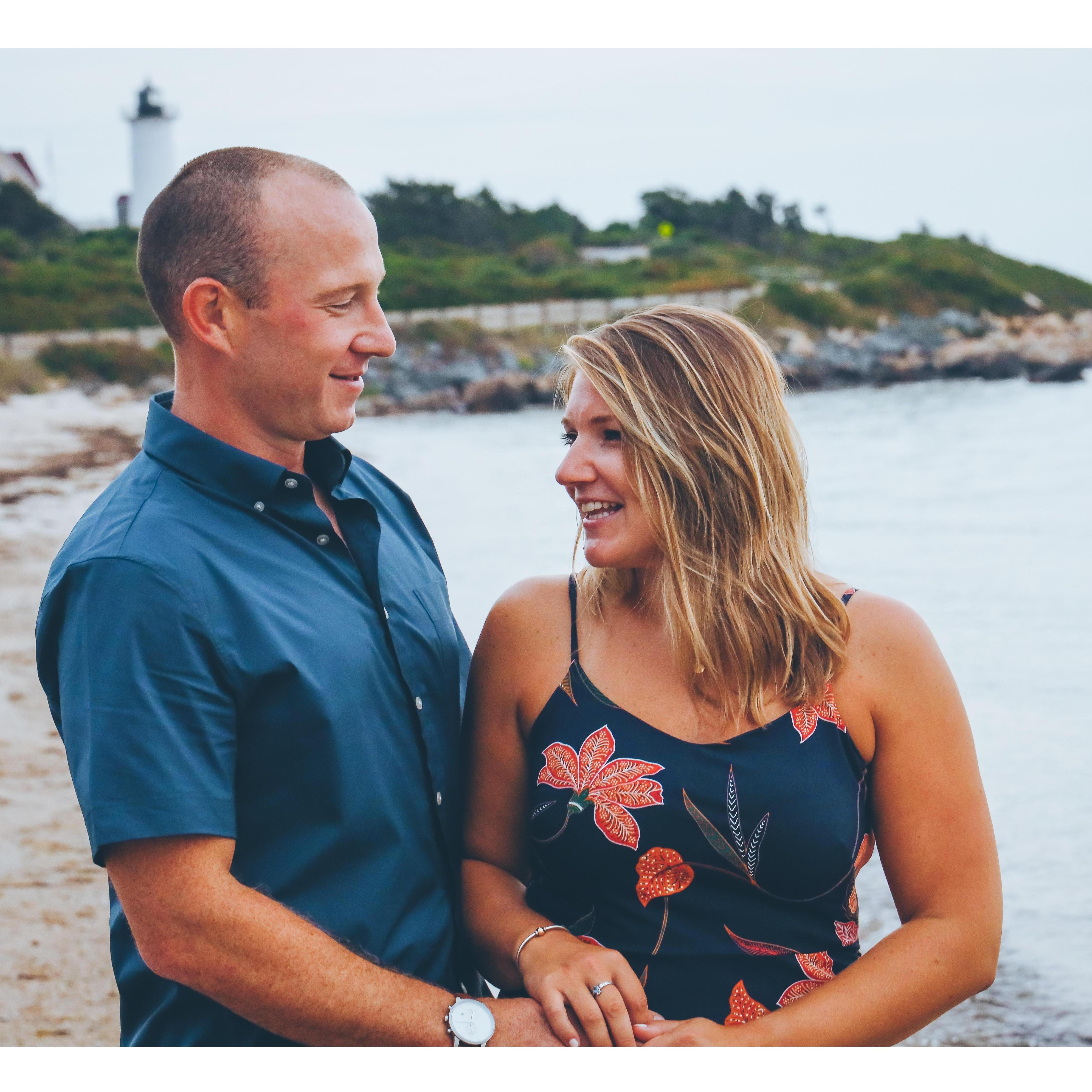 Engagement Pictures - Nobska Beach, August 2020