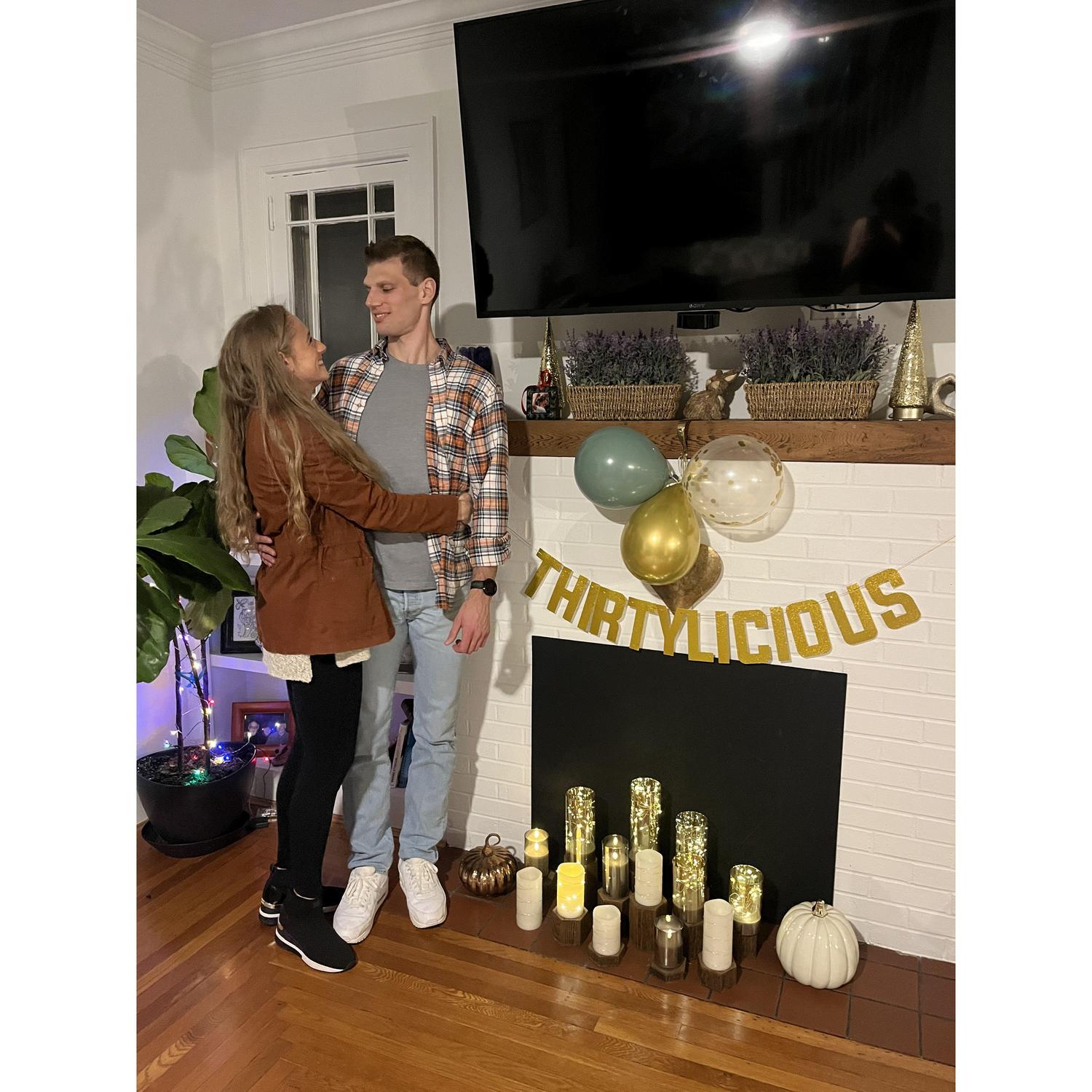 Andrew's thirtieth surprise party!