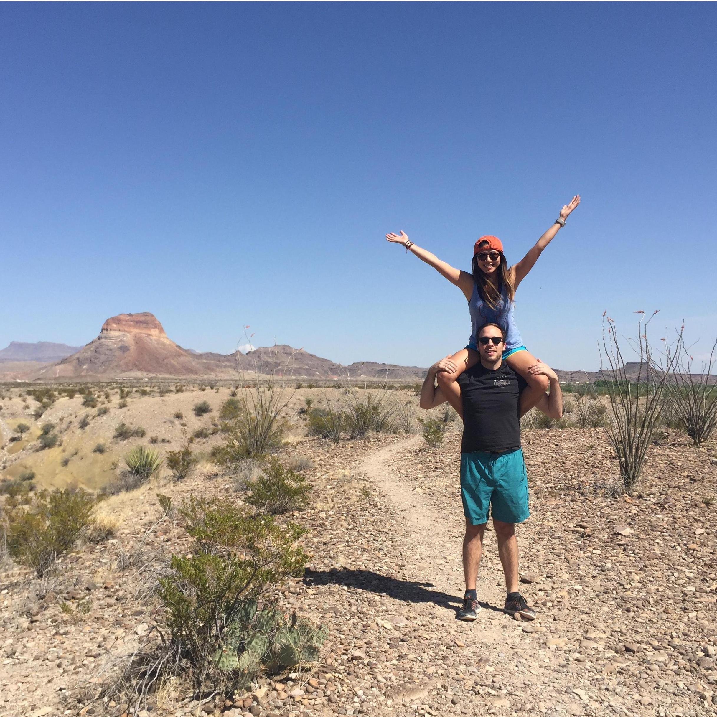 Enjoying Big Bend, a very special place for us!