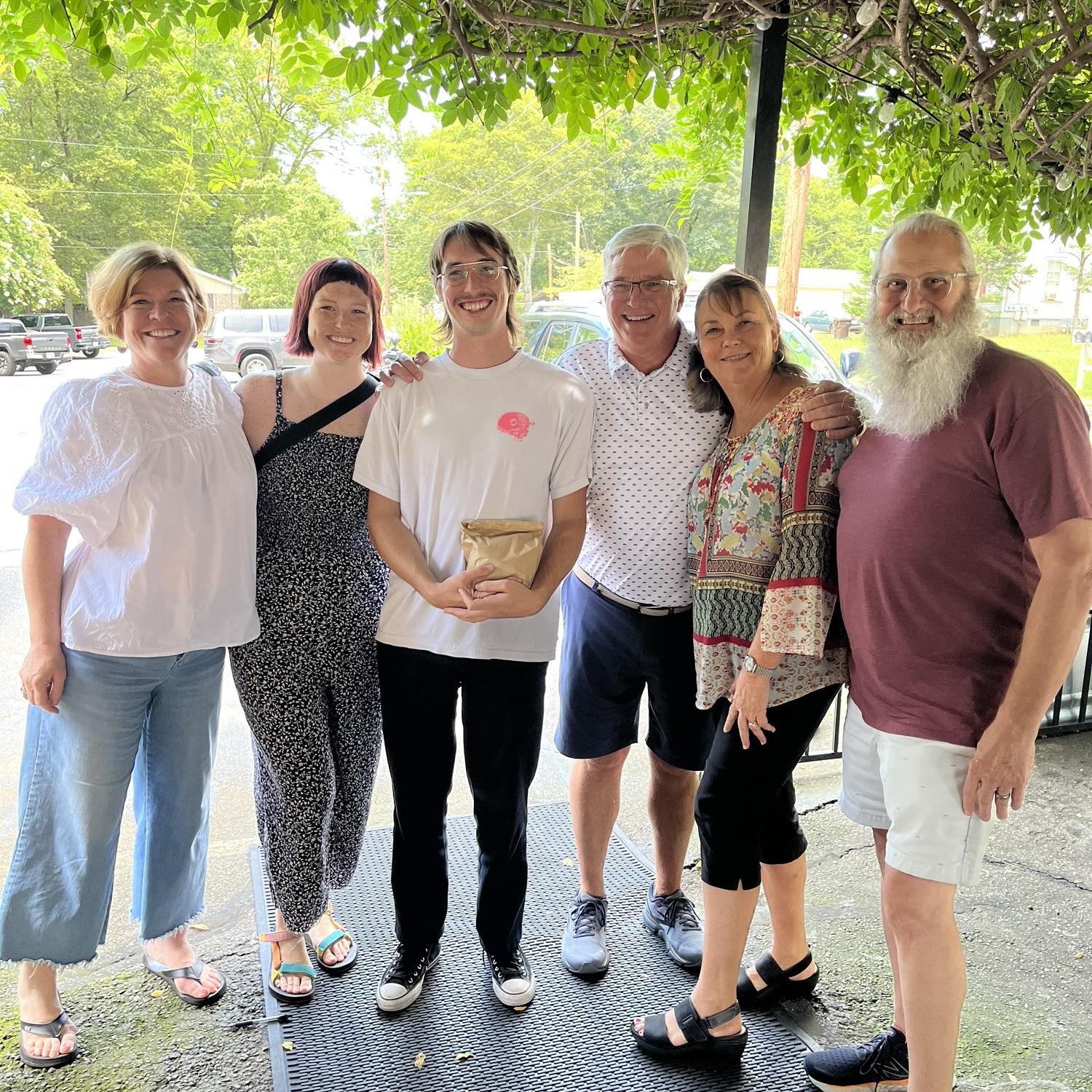 Introducing Sam's parents Wendy and Wade to Katie's Mom and Bonus Dad, Betsy and Jim!
