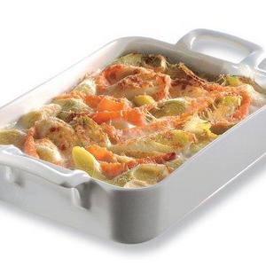 Revol - REVOL Belle Cuisine Rectangular Roasting Dish, White