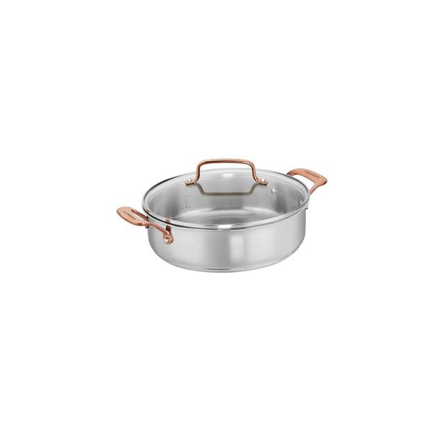 Cuisinart In the Mix 4qt Stainless Steel Come Gather Casserole Pan with Cover