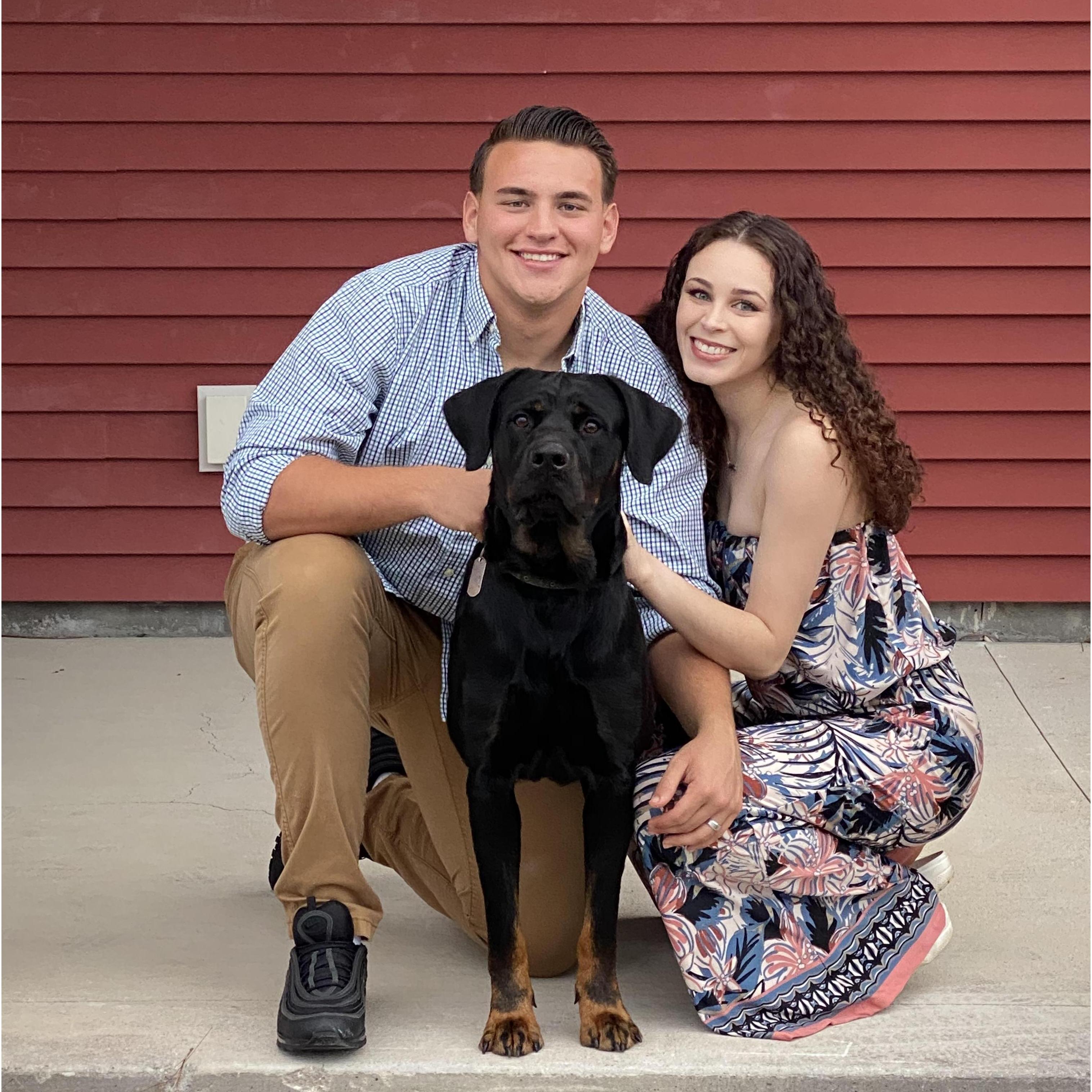 Our first Easter in our home with Gunner.