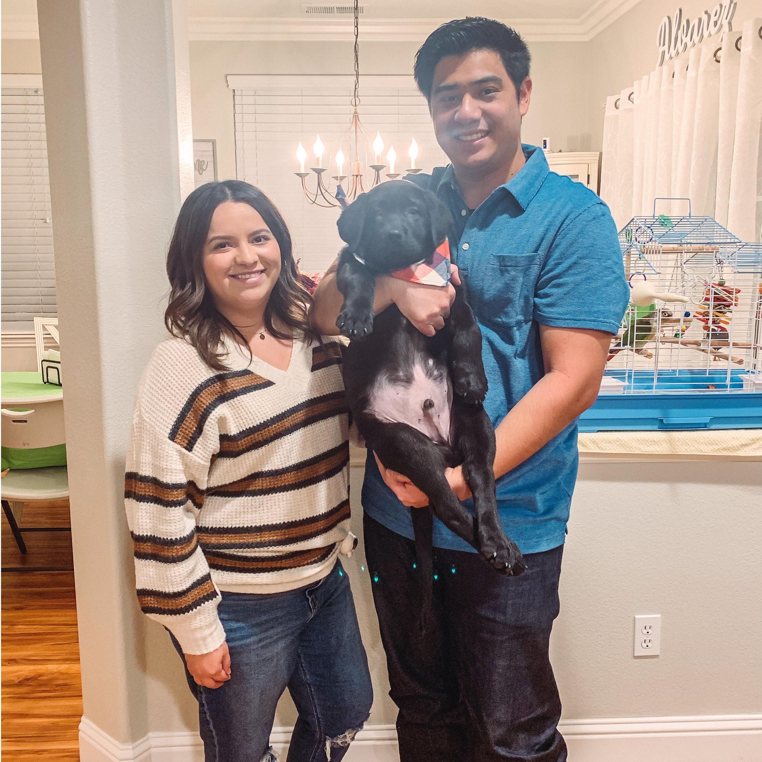 First family picture with our Chippy boy!