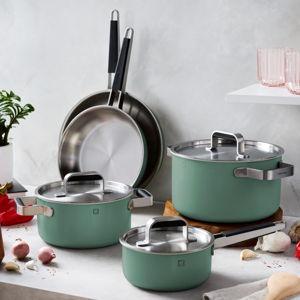 Pure 8-Piece Stainless Steel Cookware Set